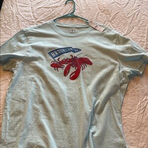 J Crew XL Light Blue Crewneck T-Shirt. NWT XL